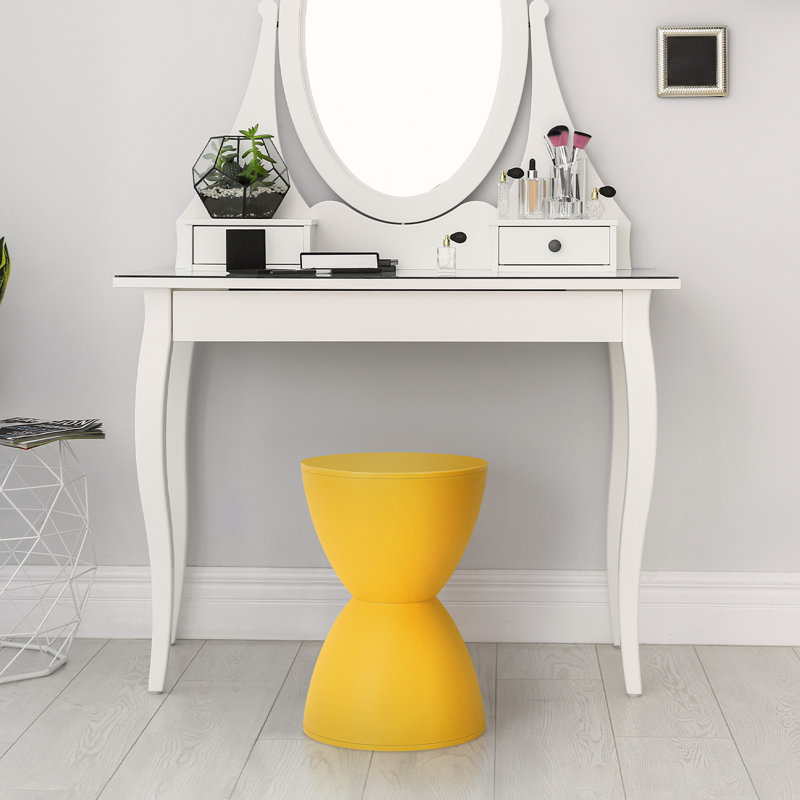 Jabon End Table, Yellow