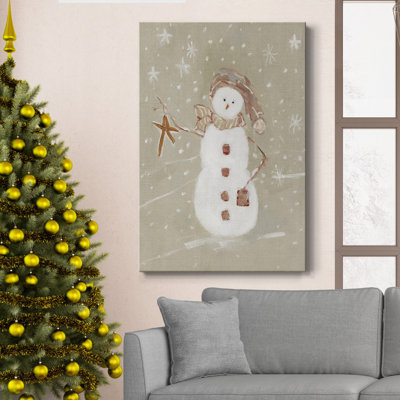 " Linen Snowman II "