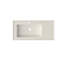 Surface solide blanc mat 39 po Basin
