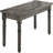Rustic Gray Finish 40Inch Dining Room Bench, With Solid Rubberwood Turned Legs, 18Inch Height, 14Inch Wide, 22Lb Weight Wooden Bench For Room, Weathered Finish, Simple Assembly