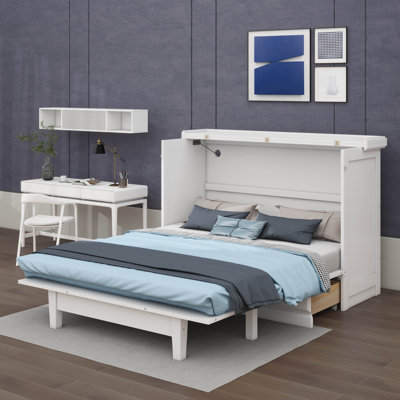 A Murphy Bed Crafted From Solid Pine
