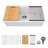 Quartz 32" x 19" Undermount Workstation Kitchen Sink Quartz Single Bowl Kitchen Sink Granite Sink-100668259