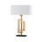 Tikeshia Chain Modern Table Lamps Brass Finish