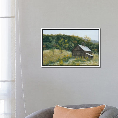 Barn In Vermont by Pam Britton - Print on Canvas