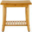 Tabouret de douche en bambou 19,1 x 11,3 x 18,3 po