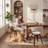 Modern Upholstered Dining Chairs, Beige Fabric With Wooden Legs, Soft Padded Seat And Back, Scandinavian Kitchen And Dining Room Side Chairs​​-864837335-864837333