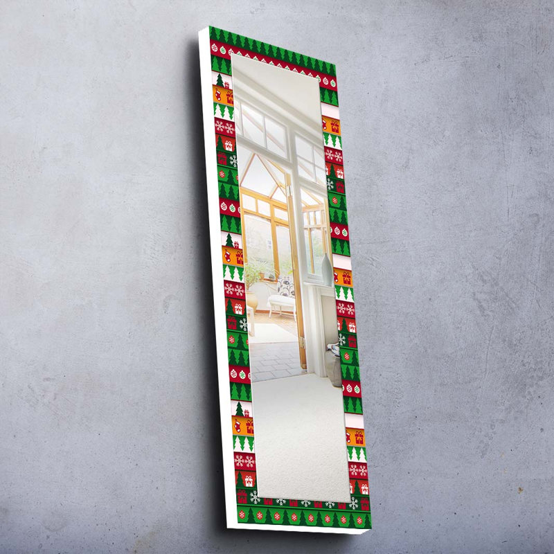 Engineered Wood Flat Wall Mirror