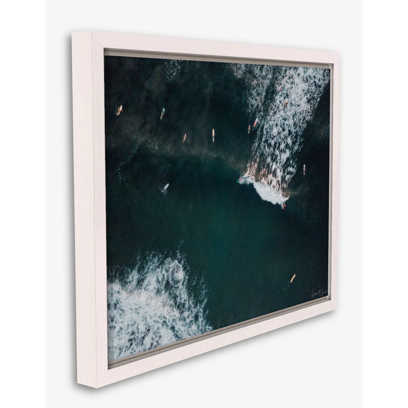 You Go Left And I'll Go Right Print by Kristen M. Brown, 21.5" H x 27.5" W x 1.25" D, White Framed Canvas