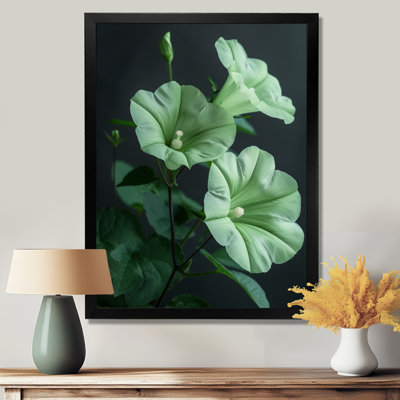 «Green Garden Meadow Morning Glory Photo I - Morning Glory», art mural salon
