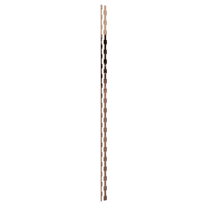 Ensemble de 30 panneaux muraux Midland, H 94 po x l 2 po, Bronze