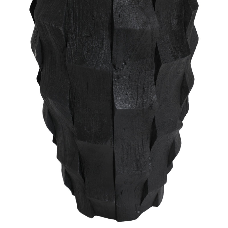 Reeves 36" Tall Table Lamp with Wood, Black