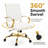 Naudain Leather Office Chair – Modern Executive Swivel Task Chair with Wheels, Adjustable Height & Padded Arms for Desk or Conference Room-132200685-53751974