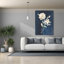 "Epic Graffiti" White Florals Of Summer 4 "par Danhui Nai, art mural sur toile