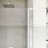 32"W X 72" H Pivot Semi-Frameless Shower Door in Chrome Finish-112343065