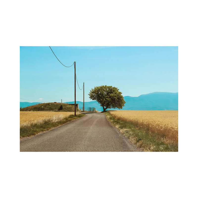 France Provence Valensole Composition I by Alexandre Venancio - Wrapped Canvas Print, 20.32 cm H x 30.48 cm W