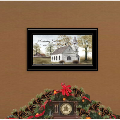 Amazing Grace Framed Wall Art for Living Room, Home Wall Decor by Billy Jacobs