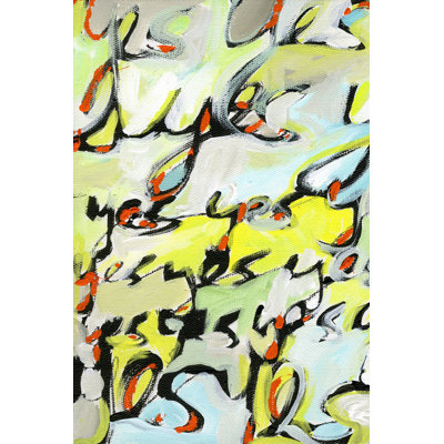 Yes Yes Yes I - Wrapped Canvas Painting