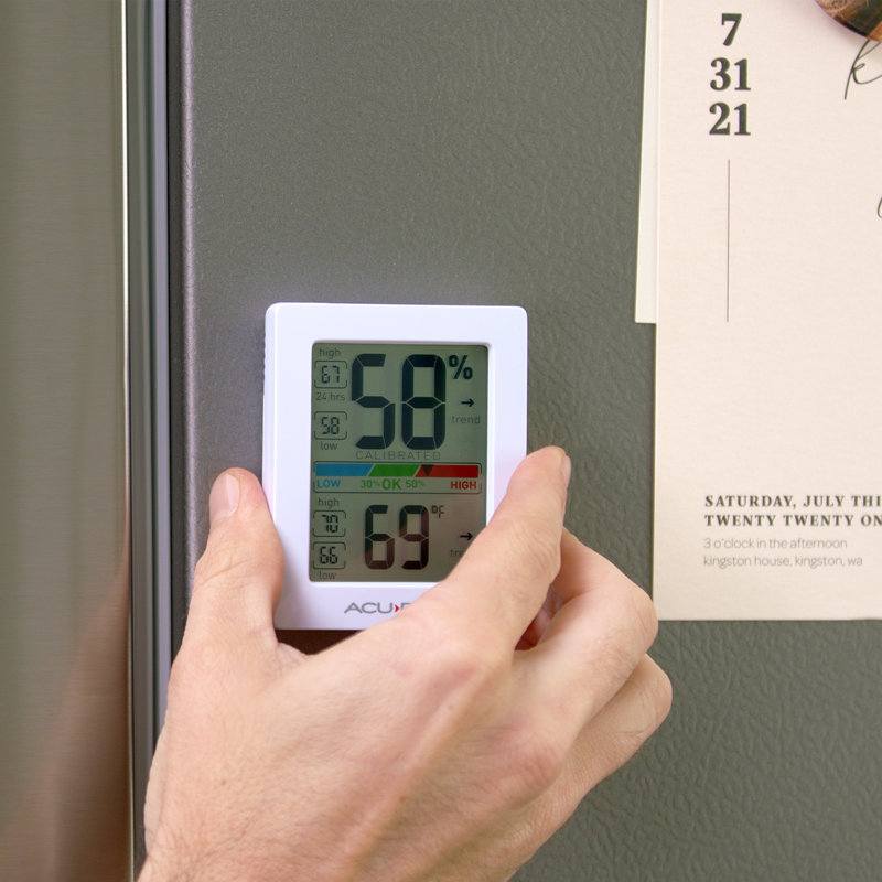 Digital Mini Hygrometer With Built-in Indoor Thermometer And Humidity Metre With Comfort Scale