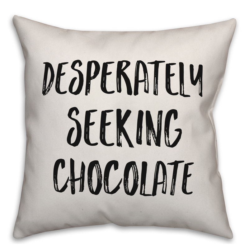 Coussin Desperately Seeking, 18 po x 18 po