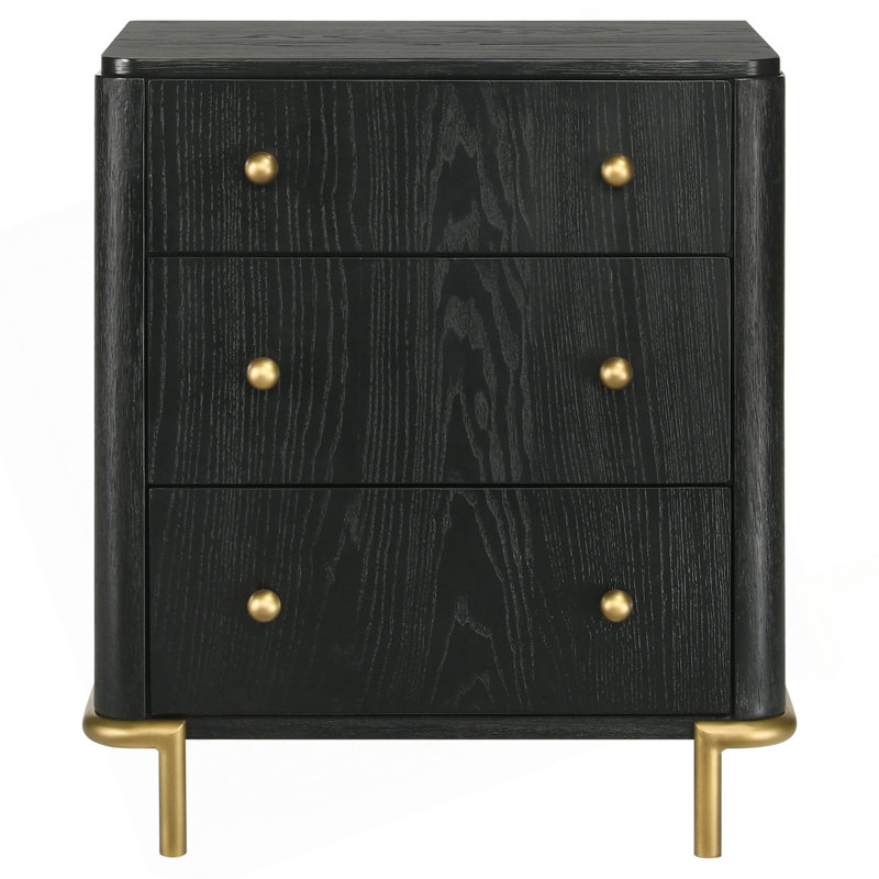 Table de chevet 3 tiroirs Anser