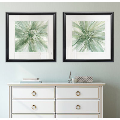 «Macro Sage Flower I», ensemble de 2 reproductions de cadres photo