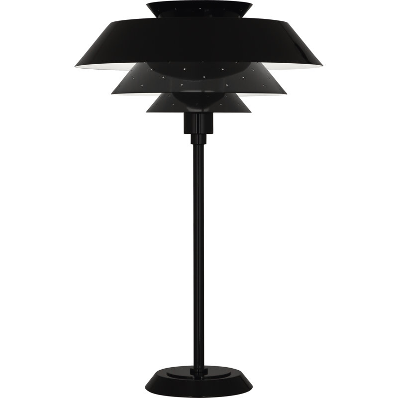 Pierce Table Lamp, Piano Black