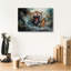 Epic Graffiti 'Wild Life Of Predators In Watercolor 1' by Momart Canvas Wall Art, 60" x 40"-106415522