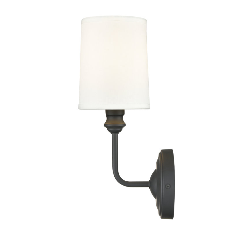 Applique murale 1 lumière Tywonda noir mat, Matte Black