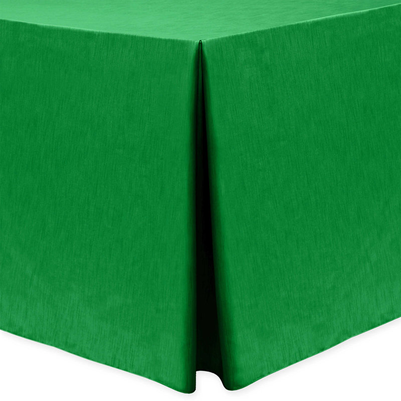 Majestic Solid Color Tablecloth, 114" x 72", Green, 1