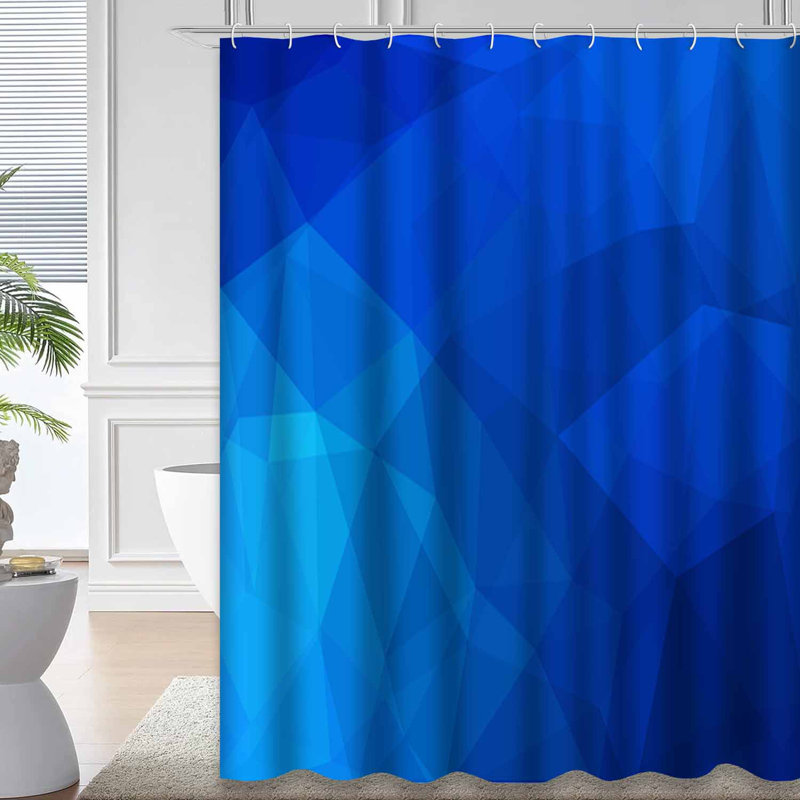 Rideau de douche Zigzag, L 72 po x l 78 po