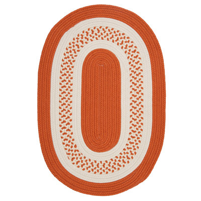 Rockport Indoor Orange/Grey Indoor/Outdoor Area Rug
