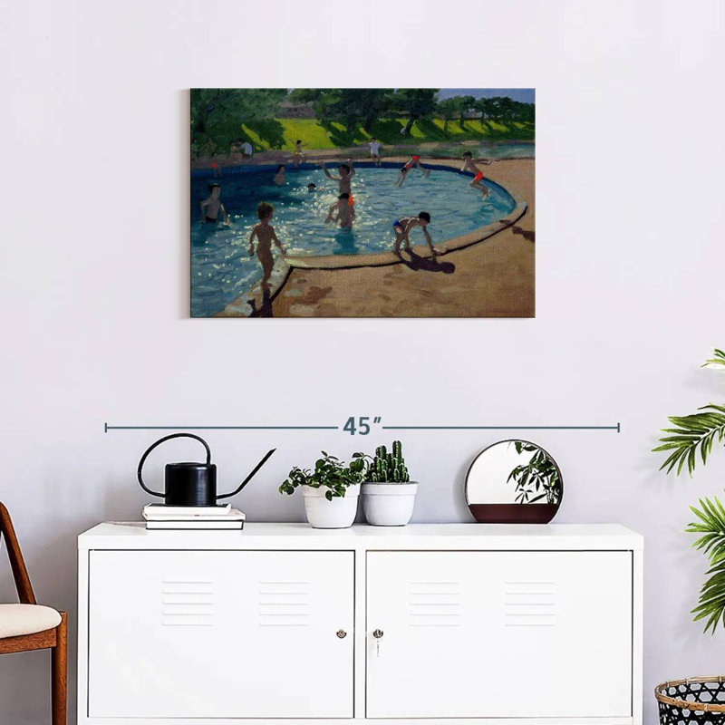 Sireci Swimming Pool 1999, 20" H x 30" W