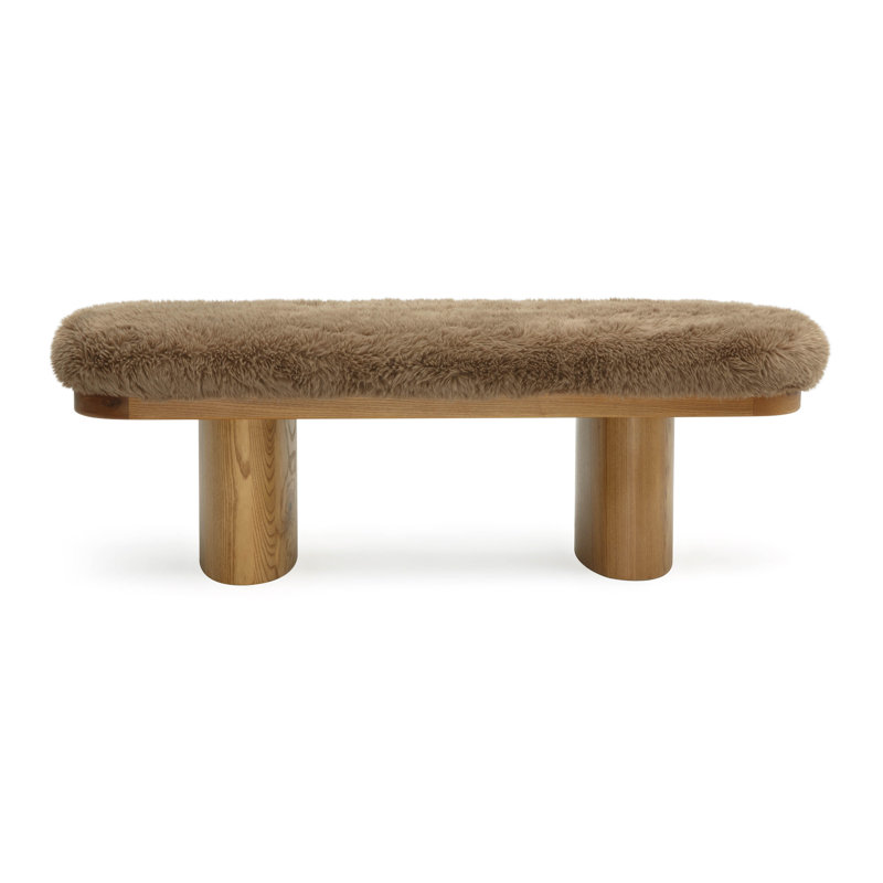  Banc droit, Taupe, 16" H x 48" W x 16.5" D
