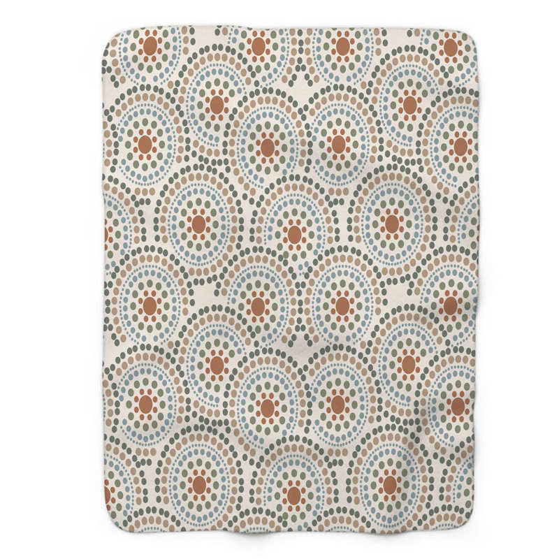 Miel miel - couverture sherpa de qualité supérieure 1 pièce, Grand lit