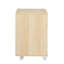 Armoire à roulettes Moline, support à 1 porte, table de chevet industrielle
