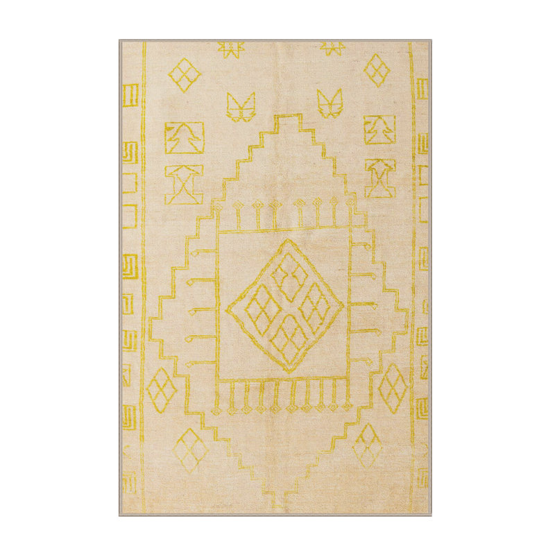 Abstract Indoor Rug, Rectangle 7' x 9'