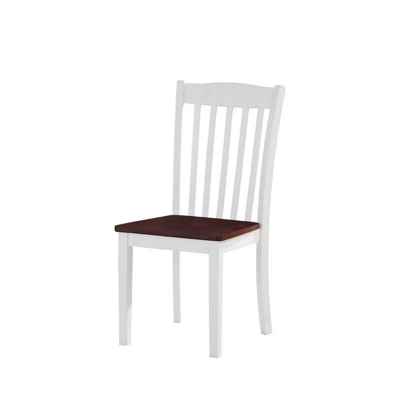 Ensemble de 2 chaises d'appoint blanches Leigh