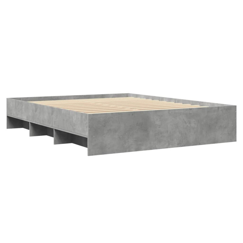 Bed Frame, Kingsize (5'), Concrete Grey