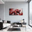 Animaux, ours rouge, impression sur toile-1967702268
