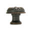 Acanthus large knob with flared foot Rosette stylein Oil Rub Bronze-1570184278