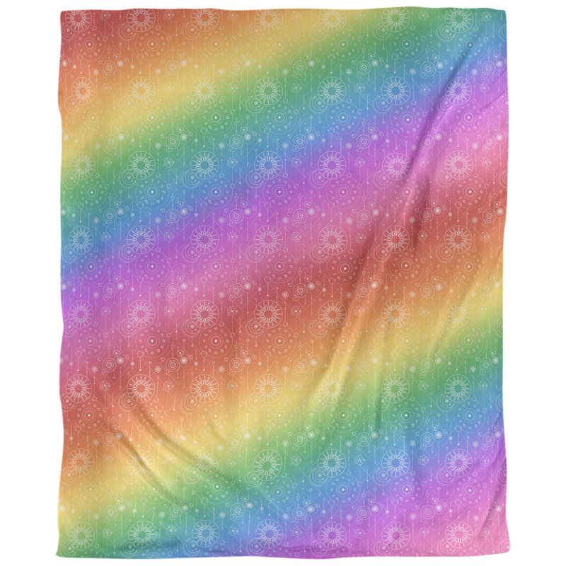 Fabric, Pink/Purple, 54" L x 36" W, Pima Combed Cotton