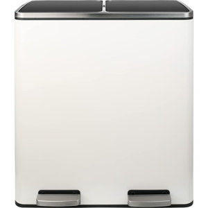 Kitchen Stainless Steel Gallon Step On Trash Can *similar to stock photo* 