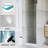24-25 3/8" Pivot Semi-Frameless Shower Door-114657532