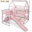 Lit double superposé en forme de maison double avec glissade, lit de jeu avec escalier de rangement, deux méthodes de placement, conception silencieuse-1513206159-1513206158
