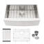 Évier de cuisine en acier inoxydable à tablier simple 36 po x 21 po x 10 po Farmhouse