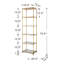 Rayonnage H 70,5 po x l 19,7 po x P 14,6 po Linco