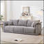 Stylish and Comfortable Sofa with Soft Cushions and Arm Pillows, Perfect for Modern and Traditional Interiors-1856655262