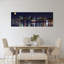 Moonlit City Reflections by YuppiDu - Wrapped Canvas Panoramic Print-1454786912