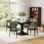 Chaise d'appoint rembourrée en bois massif-732404516-732404521-732404522