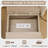  Farmhouse End Table with Charging Station – Narrow Side Table and Nightstand with Drawer, Storage Cabinet and Adjustable Shelf,Gray-438655590